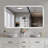 Wall mounted LED lighting mirror