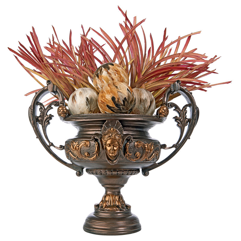 Handmade Polyresin Decorative Urns & Jars