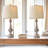 Shaunte 24.5"Antique Traditional Table Lamp Suitable for Living Room, Bedroom, Office, Bedside Table