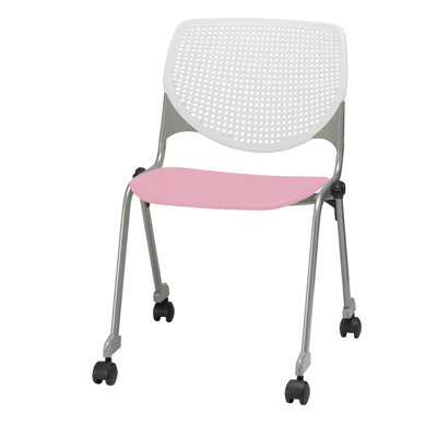 Chaise empilable en poly sans accoudoirs Kool