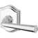 Federal Double Dummy Door Lever with Traditional Arch Rose