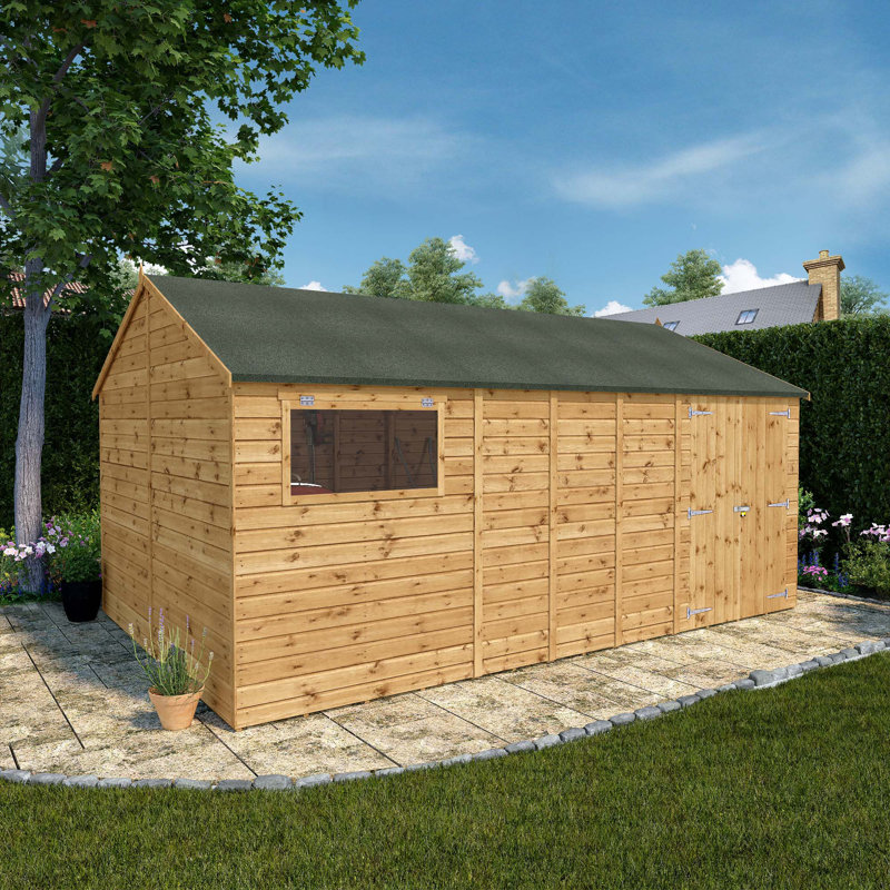 Mercia 16 x 10ft Premium Shiplap Reverse Apex Workshop