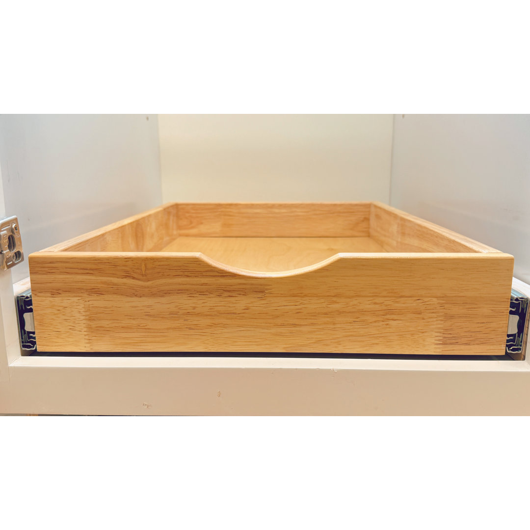 Slides Soft Close Cabinet Drawer Wood Pull Out Tray Drawer No Assembly Required Rebrilliant