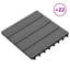 Vidaxl 11X Decking Tiles WPC Interlocking Floor Deck Tile 1 Sqm Multi Colours-129097054