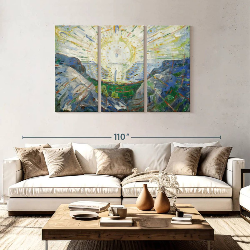 Avery le soleil 1912, H 48 po x l 74 po