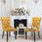 Tufted Velvet Wing Back Side Dining Chairs-747323156-747323165