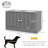 Elevated Dog Bowls with Storage Cabinet