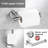 Premium Bathroom Hardware Set - 5 Piece SUS304 Stainless Steel Towel Bar, Hooks, Toilet Paper Holder & Towel Ring - Heavy Duty Wall Mounted Bathroom Accessories-113930450