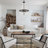 Chrisha 16'' W 4-Light Dimmable Steel Chandelier-663332434