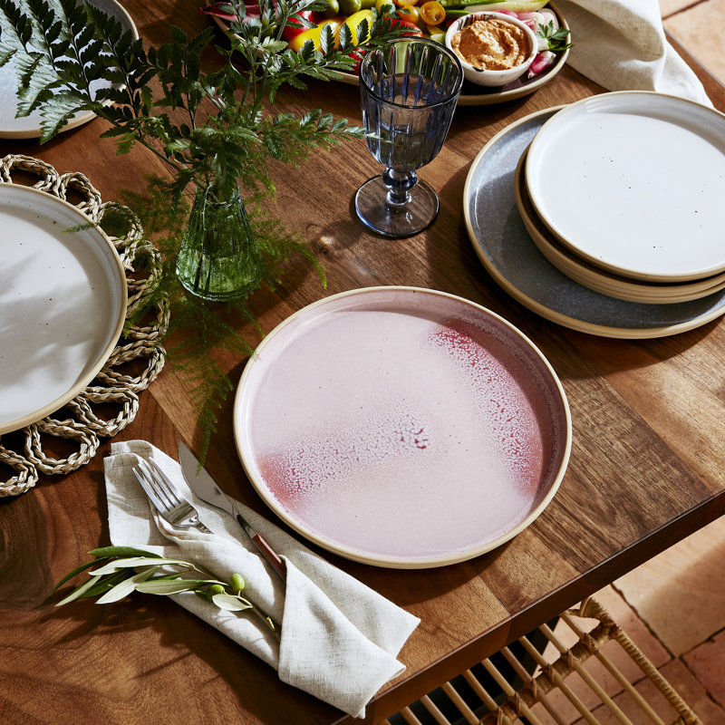 Portmeirion, Minerals - Dinner Plates, Rose Quartz