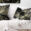 Coussin lombaire à motif floral fractal