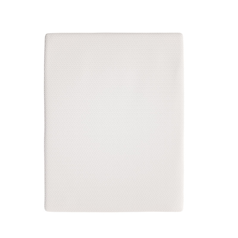 Queen White Gel Memory Foam Mattress with Quilted Jacquard Cover
