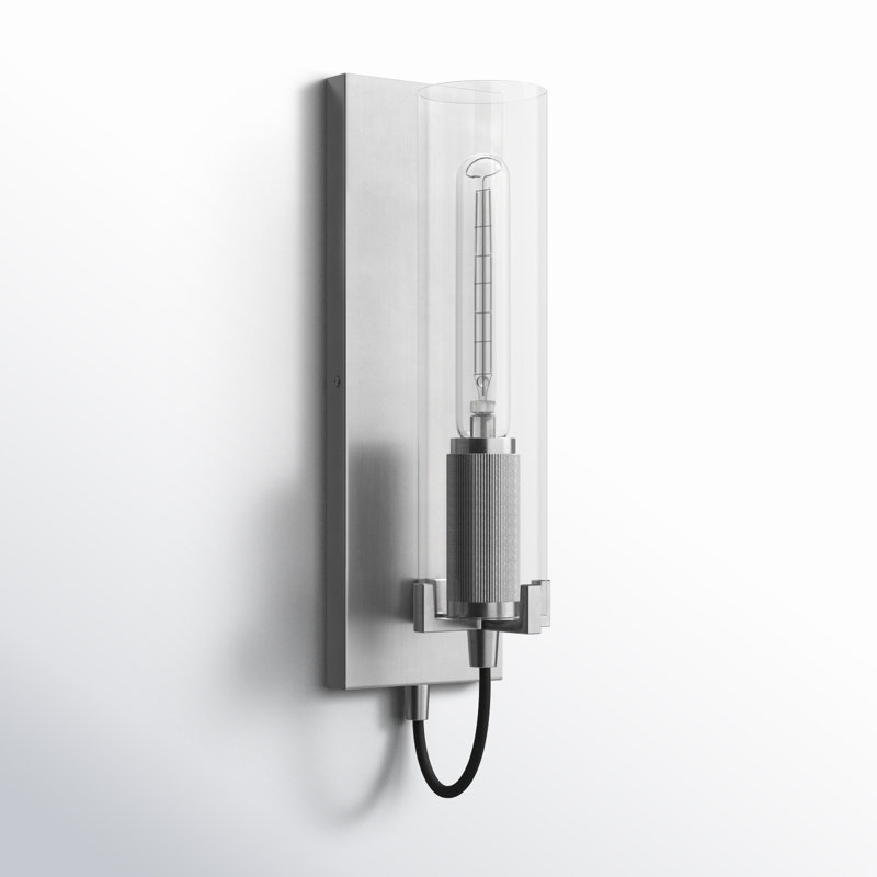 Cala Armed Sconce, Brushed Nickel