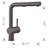 Linus Low Arc Pull-Out Dual-Spray Kitchen Faucet - Cinder-55195793