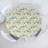 East Urban Home Floral Fitted Round Tablecloth Diameter Turquoise Brown Beige-1920155644