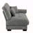 Milano Sofa RSF W/3 pillows - Gray
