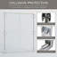 Porte de douche coulissante double semi-sans cadre-127317849
