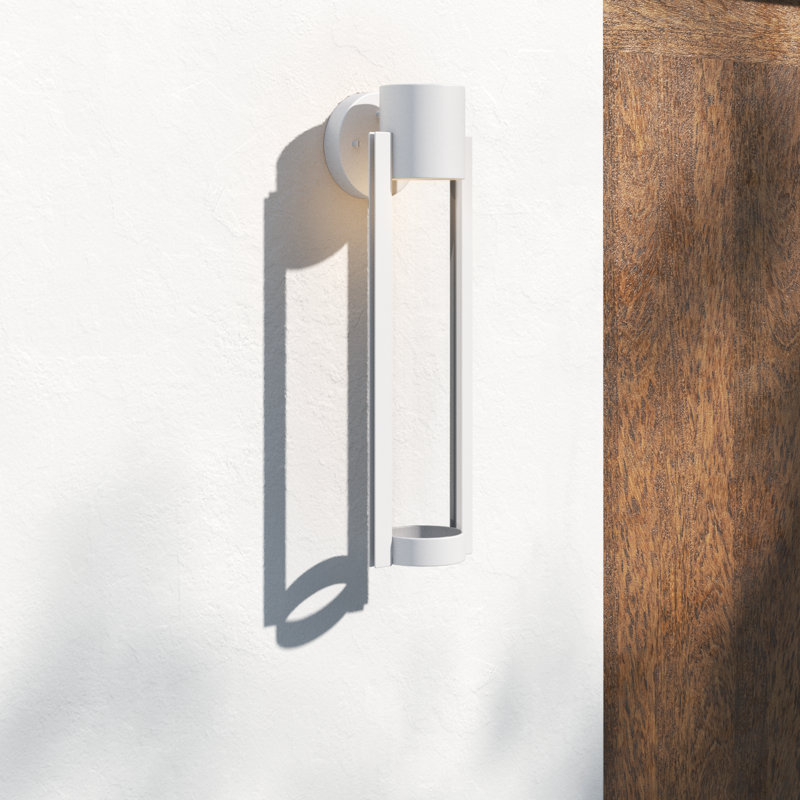 Eddy Aluminum 20'' H LED Outdoor Wall Light, White