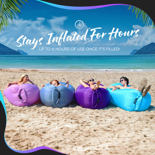 Chaise de camping gonflable et imperméable pour la plage et les randonnées