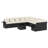 Vidaxl Garden Sofa Set Black