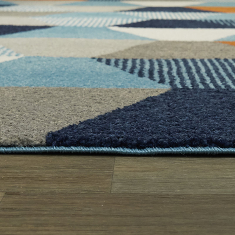 Wassim Geometric Indoor Rug, Rectangle 7'10" x 10'