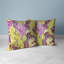 Oreiller réversible à motif floral intérieur / extérieur Leafy Whirl-101127156-101127157