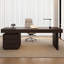Bureau rectangulaire en bois manufacturé + acier Brownness avec 6 tiroirs-706828822-706828823