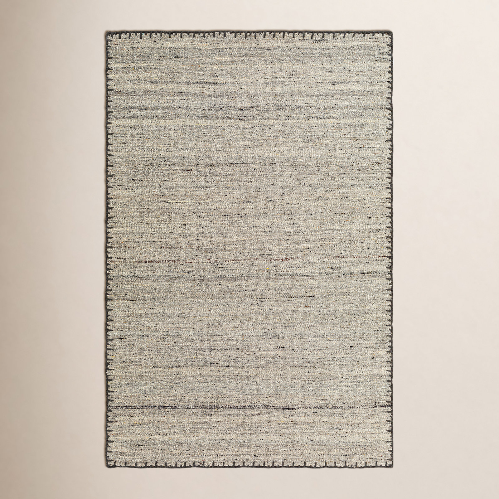 Jayde Hand-Woven Wool Rug, Rectangle 5' x 7'6"