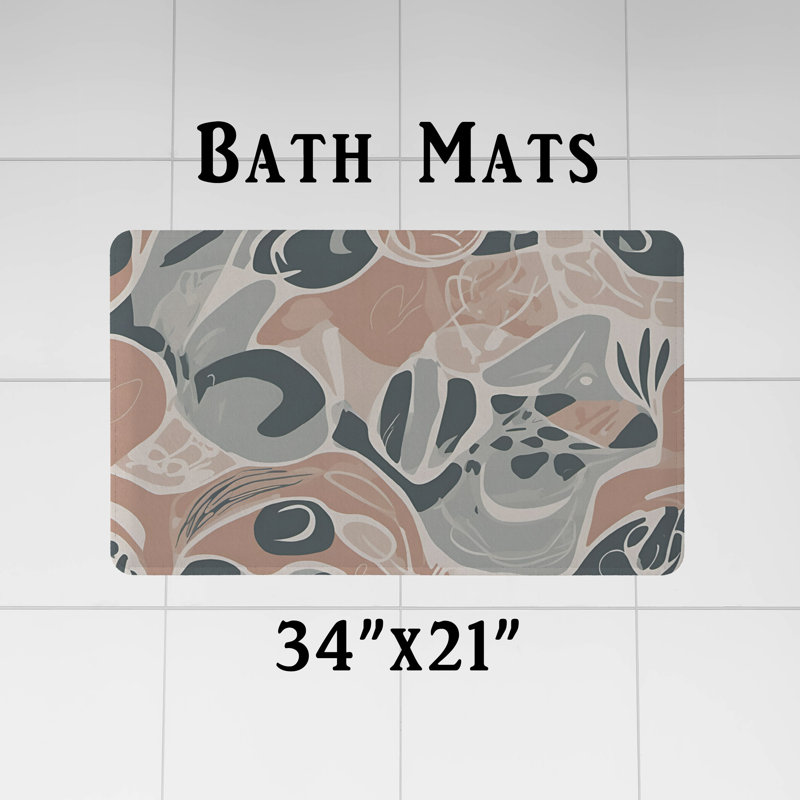 Heideman Abstract Shower Curtain, 72" H x 70" W