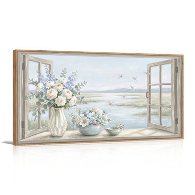 «Window Garden», ensemble de 1 reproduction d'art sur toile