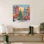 Untitled Abstract Contemporary Christmas Tree Winter Landscape Wall Art Print 1 Piece Wrapped Canvas Wall Art-906004657