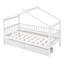 Lits simples en bois avec tiroirs de rangement, style moderne pour enfants