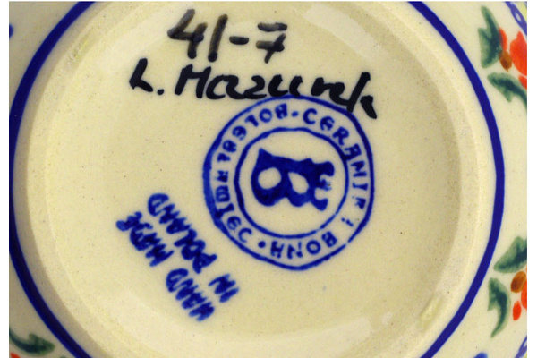 Cocentric Tulips Stoneware Rice Bowl
