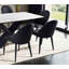 Chaise de salle à manger 2 pièces en cuir