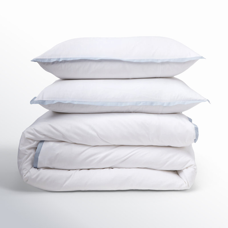 Langston Duvet Cover, Twin Duvet Cover + 1 Standard Shams, Midnight
