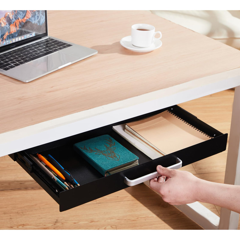 5.7cm H x 54cm W Desk, Black