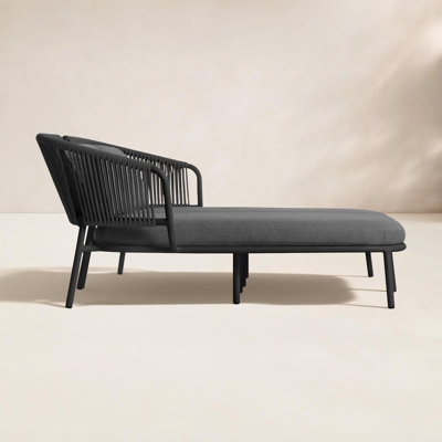 Mate 65'' Outdoor Metal Double Chaise