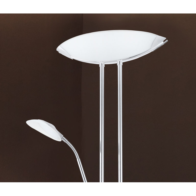 Gerard 71'' LED Torchiere Floor Lamp, Chrome
