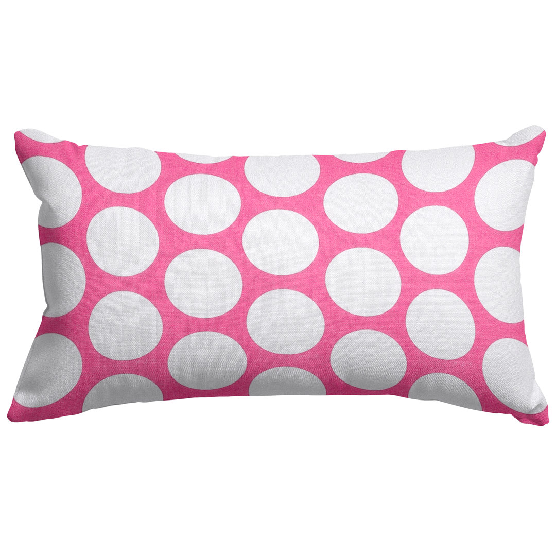 Polka Dot Reg Large Rectangular Cotton Throw Pillow Majestic Home Goods 