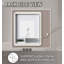 Miroir de salle de bain rectangulaire à DEL-764690786