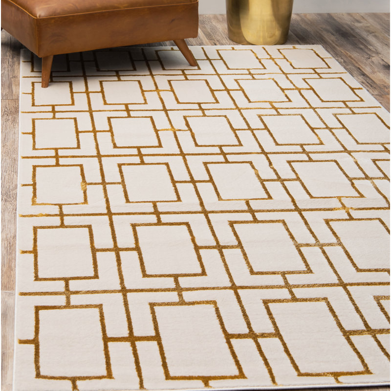 Geometric Area Rug, Rectangle 152 x 244cm