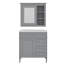 Ensemble de meuble-lavabo simple 30 po avec évier supérieur et 2 tiroirs-1446957052