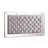 Sleek Silver Champagne Contemporary Bed(Only Bed)