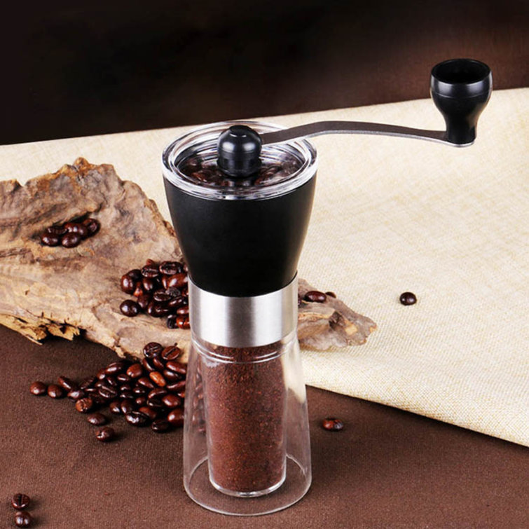 SC0GO Glass Manual Burr Coffee Grinder