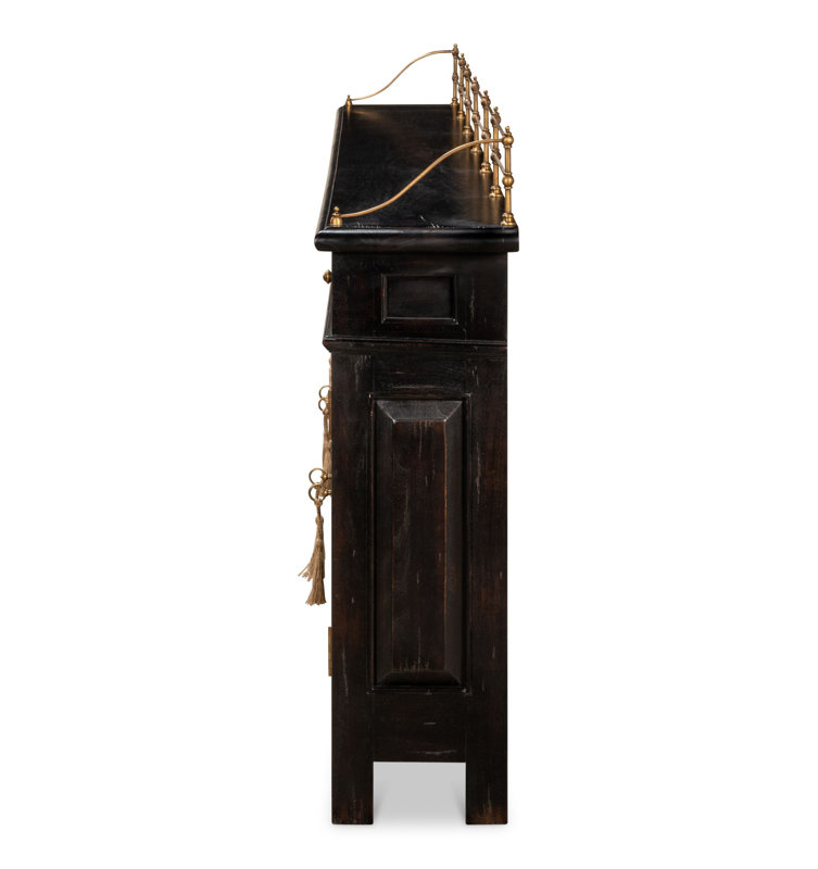 Covent Gardens 96'' W Solid Wood Sdieboard, Ebony 