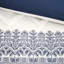 Housse de couette en coton 3 pièces, capitonnage en chenille, attrait, double / grand, imprimé grand, motif, décor, cravate intérieure