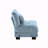 27 Armless Sofa W/1 pillow - Blue