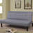 Genina Twin 64'' Faux Leather Convertible Sofa