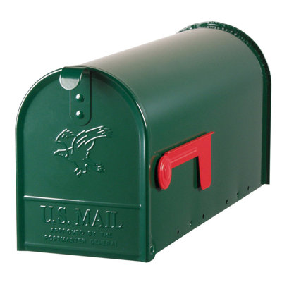 Elite Steel Post Mounted Mailbox