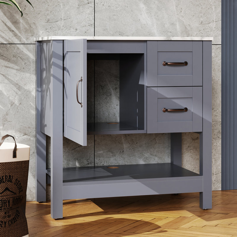 30 " Single Bathroom Vanity Base